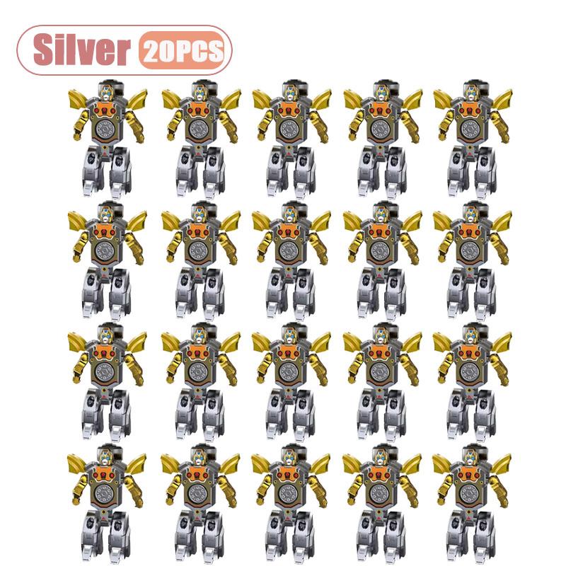 1-20PCS Novelty Fidget Spinner Transformable Robot Toy for Kids Stress Relief Sensory Relaxation Party Favor Gift