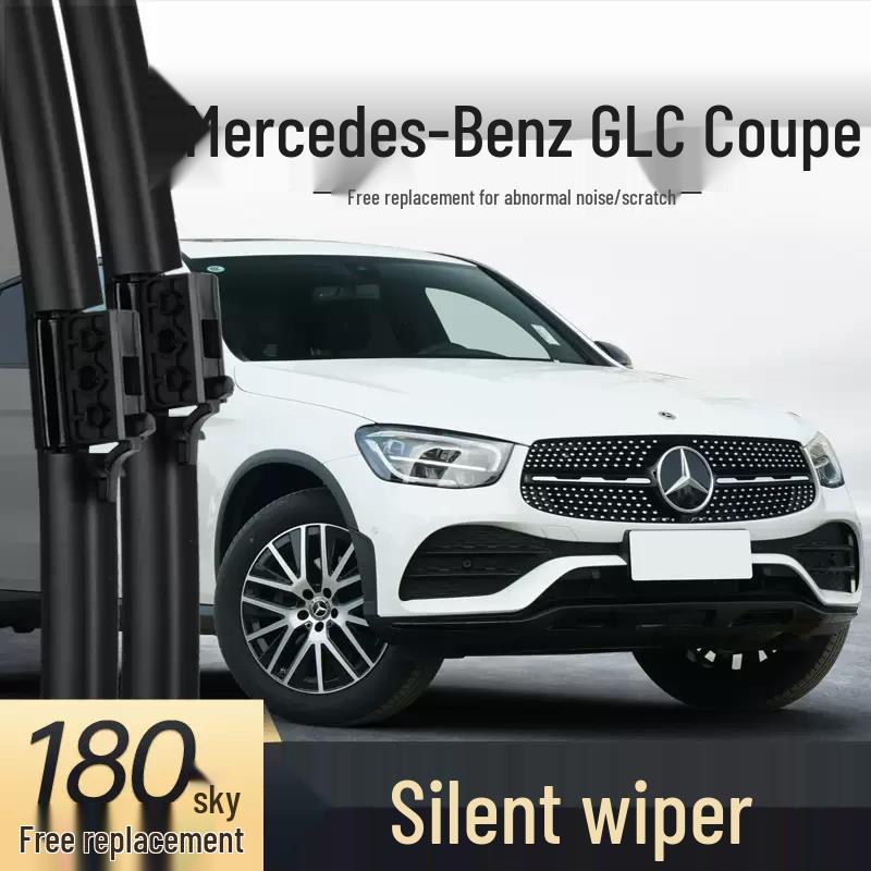 Frameless Silent Wiper Blades for Mercedes-Benz GLC Coupe 300/260 Frameless Wiper Blades