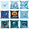 Home Decoration Cute Dolphin Decorative Pillowcase 40x40 Aesthetic Room Decoration Cover for Pillow Cases 45x45 Cushion Cover
