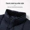 Xuezhongfei Men's Down Vest Stand Collar Thermal Gilet