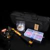 Lixada Fishing Rod and Reel Combo Carbon Fiber Telescopic Fishing Rod with Reel Combo Set Lures