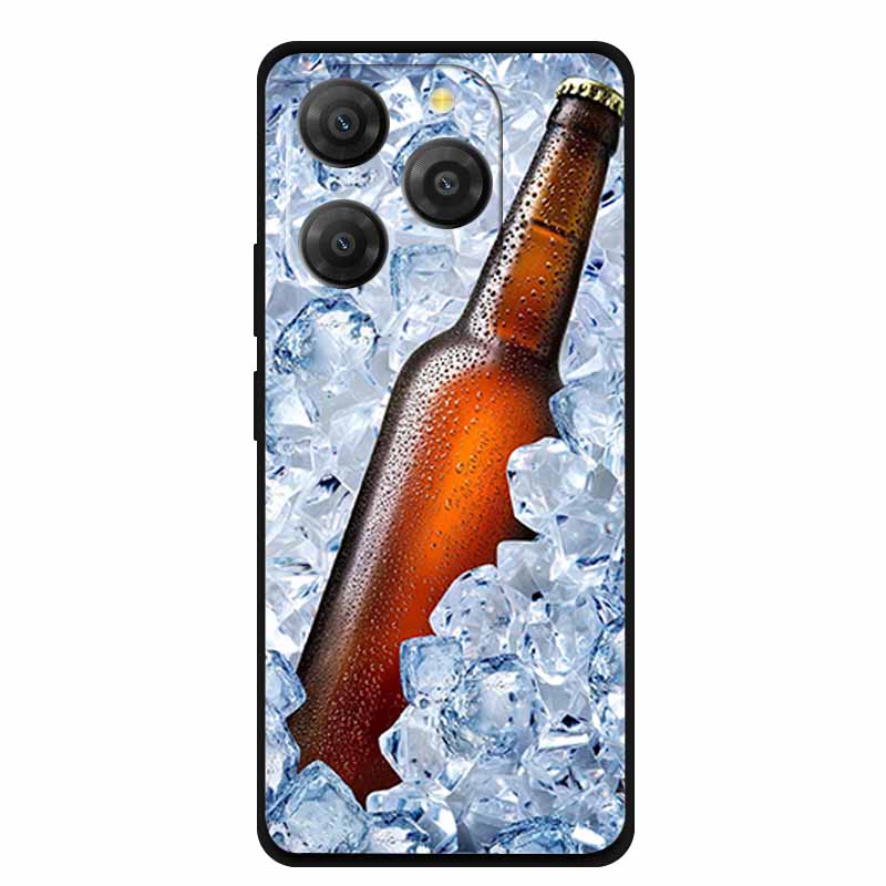 Για θήκη Blackview Shark 9 Shark9 Coque 6.67" Μαύρη Σιλικόνη Μαλακό Πίσω Κάλυμμα Θήκη Για θήκες τηλεφώνου Blackview Shark 9 Αντικραδασμική