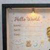 Custom Family Memory Box DIY Mini Museum Silhouette with Light Photo Display Frame Kit Shadow Gift Gold Frames Figurines Keepsake for Baby Newborn