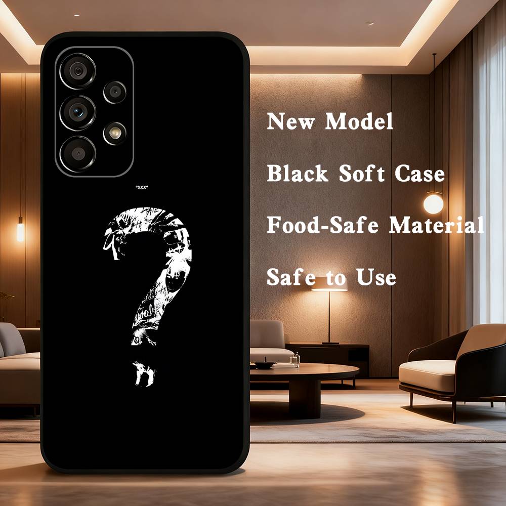 Rapper X-XXXTentacionS Handyhülle für Samsung Galaxy A73,31,32,72,41,J7,8,9,53,52,71,22,Note Weiche Schwarze Silikonhülle