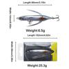Dragonfly Surface Simulation Insect Lure Popper 6.5g Freshwater Fishing Tackle