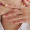 Loveenb [14K Gold] Daily Cutting Hollow Ring