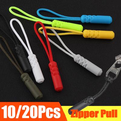 10/20Pcs Zipper Puller Replacement Clip Broken Zip Fixer Cord Tab For Travel Bag Suitcase Tent Backpack Repair Kit