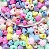 Star Heart Shape Beads For Kids Colorful Loose Beads Hair Tie Accessory For Creative Braiding And Crafting Project Supply