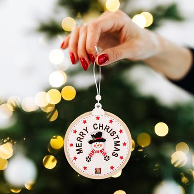 Christmas Countdown Calendar Wooden Hanging Xmas Advent Calendar Pendant Wall Decor Christmas Tree Decoration Holiday Party