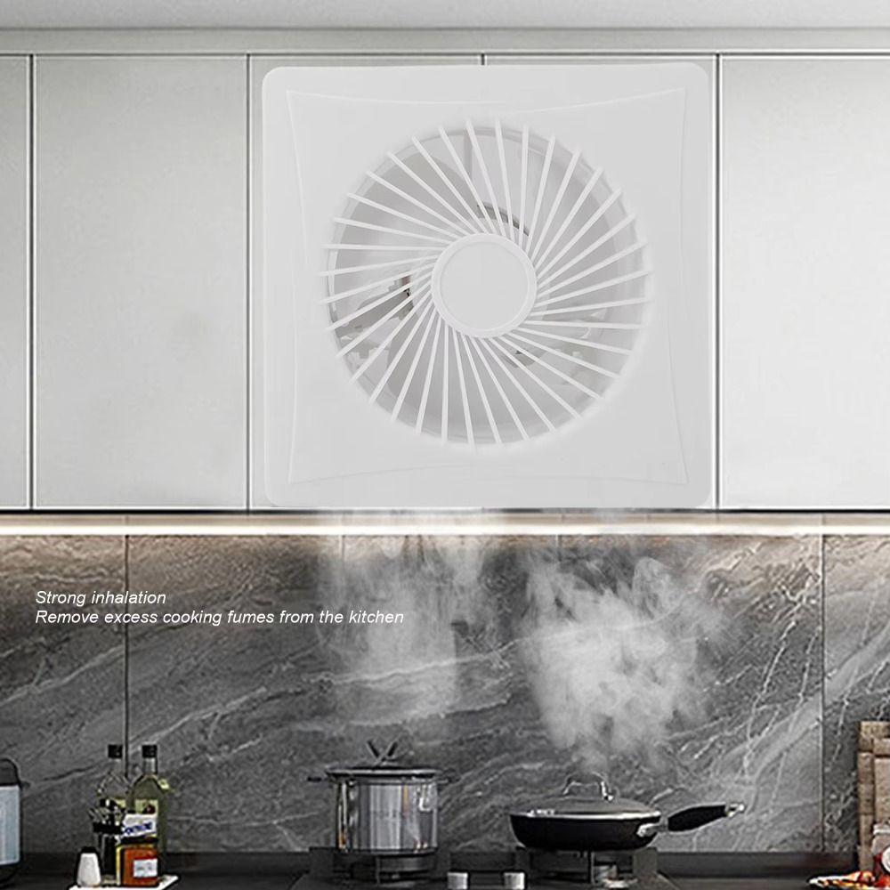 Round Boosted Impeller Fan White Solar Exhaust Fan Durable Solar Panel Fan  Cooling