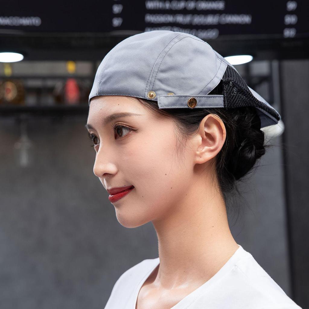 Adjustable Waiter Work Beret for Men & Women – Custom Logo Printing, Ideal for Baking & Catering