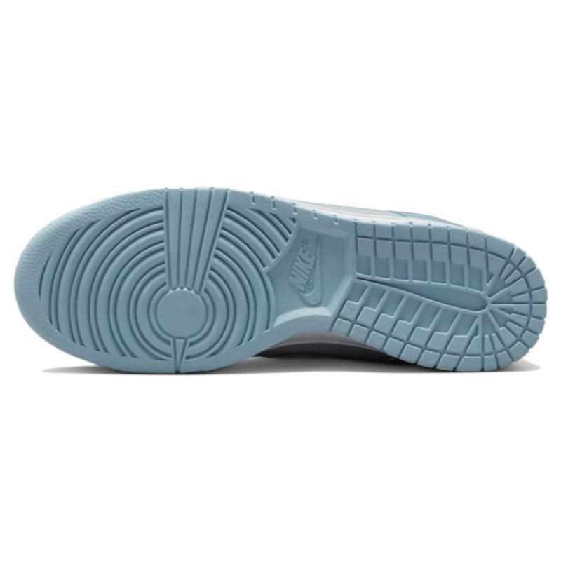 Nike Dunk Low 'Fleece Swoosh   Light Blue' Skate Shoes Sneakers FB1871-011