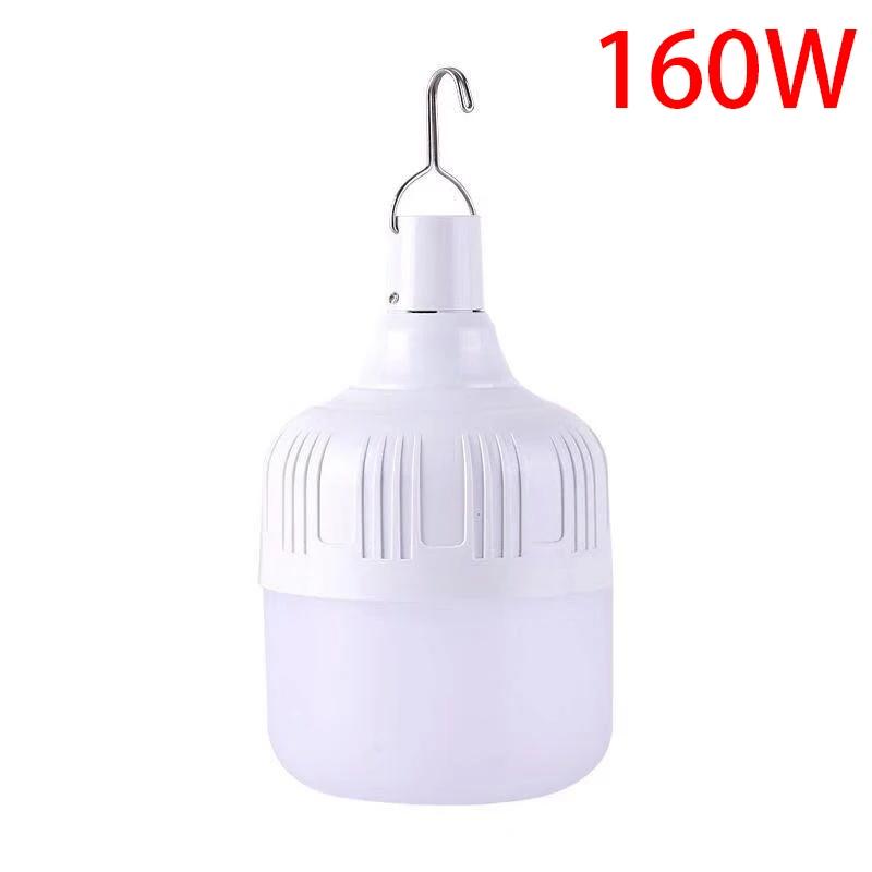 LED Rechargeable Portable Lantern Built In Battery Three Gears Adjustable Lamp Outdoor Camping Emergency Tent Light with Hook