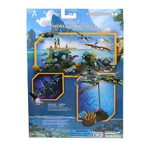 McFarlane Toys Disney Avatar Lumea Pandorei Banshee & Neytiri Set Figurine Acțiune Film Avatar, Figurine de Colecție Jucării Disney - Pentru Vârstele 8 ani și Peste