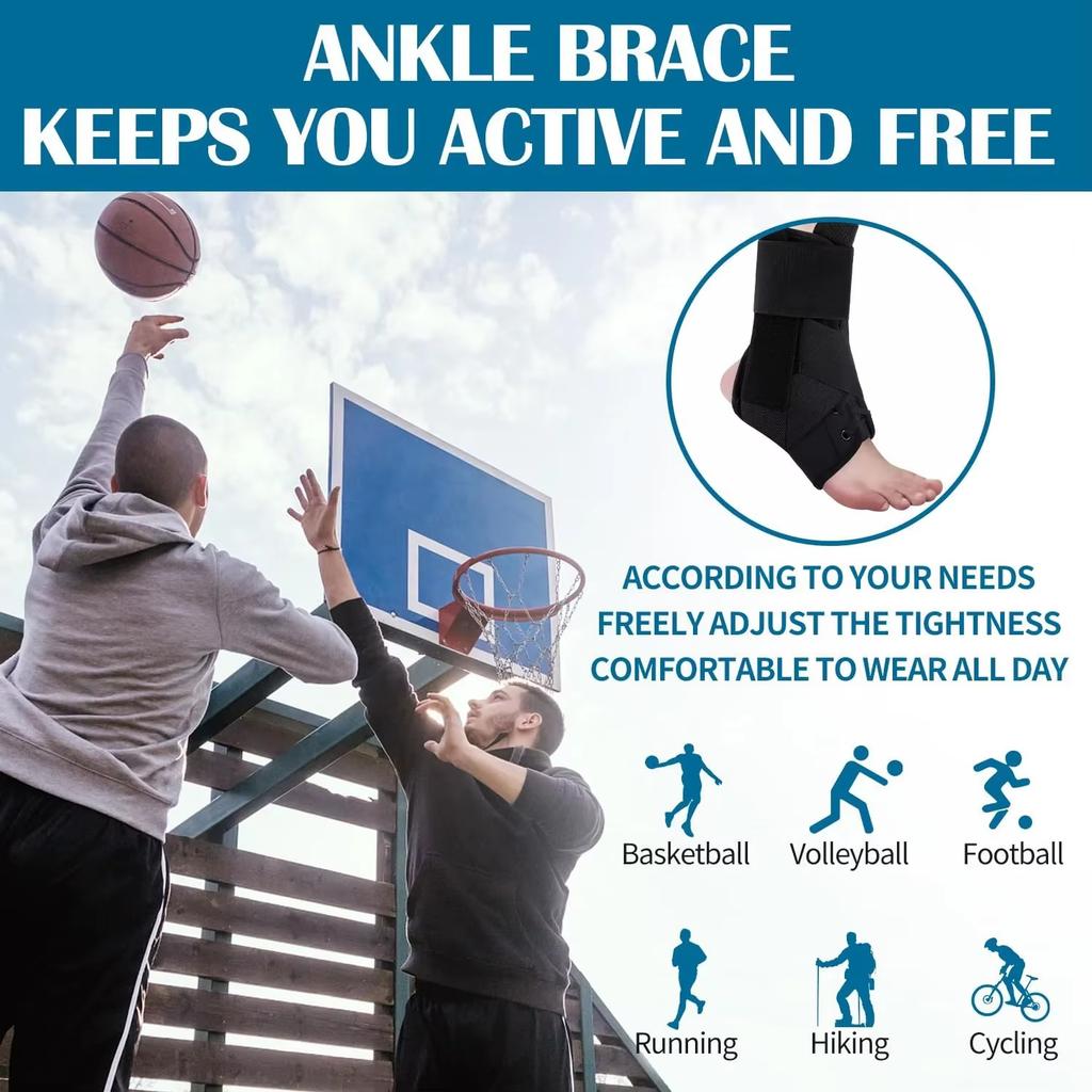 1 Pc  Brace,  Adjustable Support – for Running, Basketball, Sprain!  Wrap for Men, Women