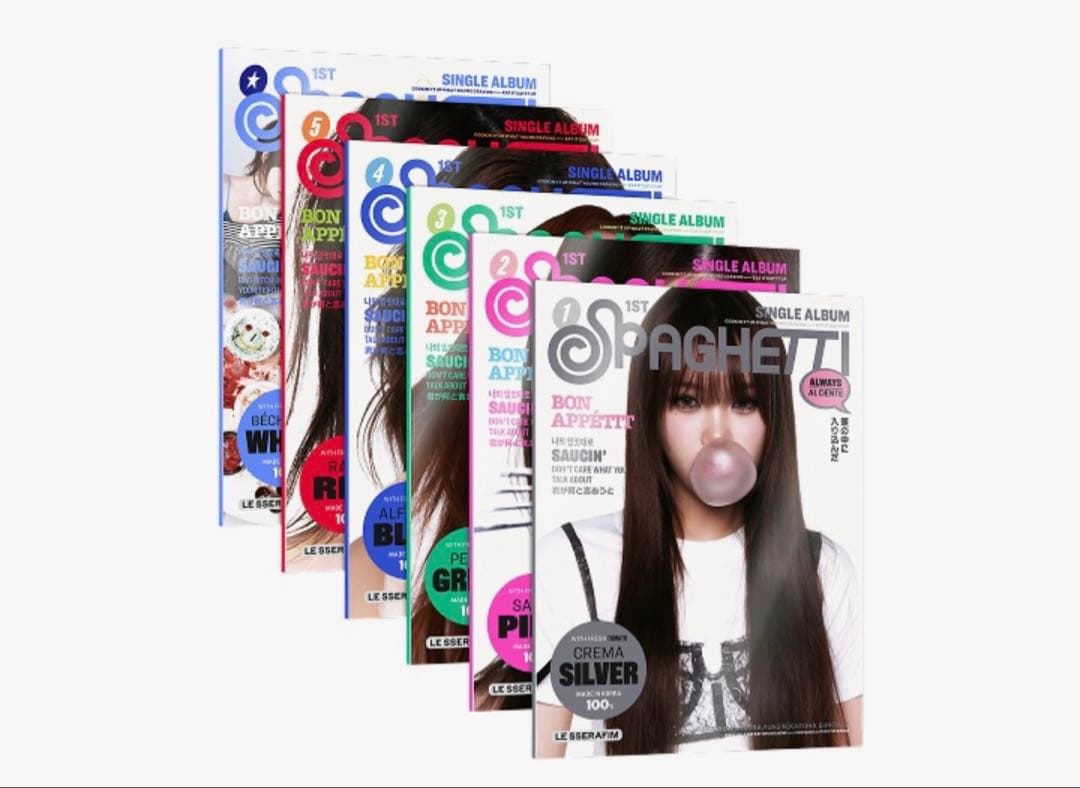 

[USED] lesserafim spaghetti compact