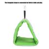 Fluffy Bird Nest House Dual Hooks Bear Pattern Hanging Hammock Bed Green Bottom Soft Flannelette Fabric Sleeping Bed For Hamster