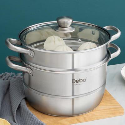 Debao Sofitel 28cm 304 Stainless Steel Steamer and Soup Pot