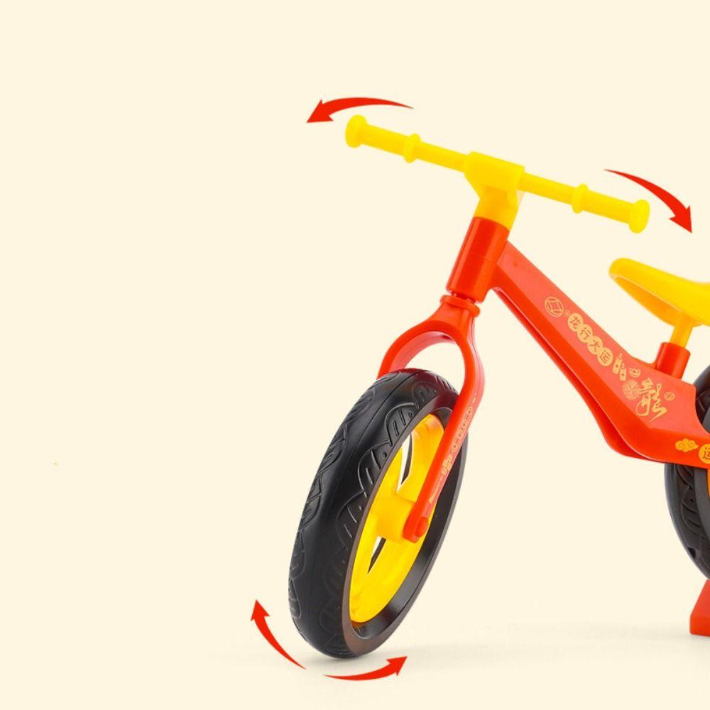 Children's Puzzle Toys DIY Mini Bike Plastic Toys Movable Balance Car Toy Desktop Decorative