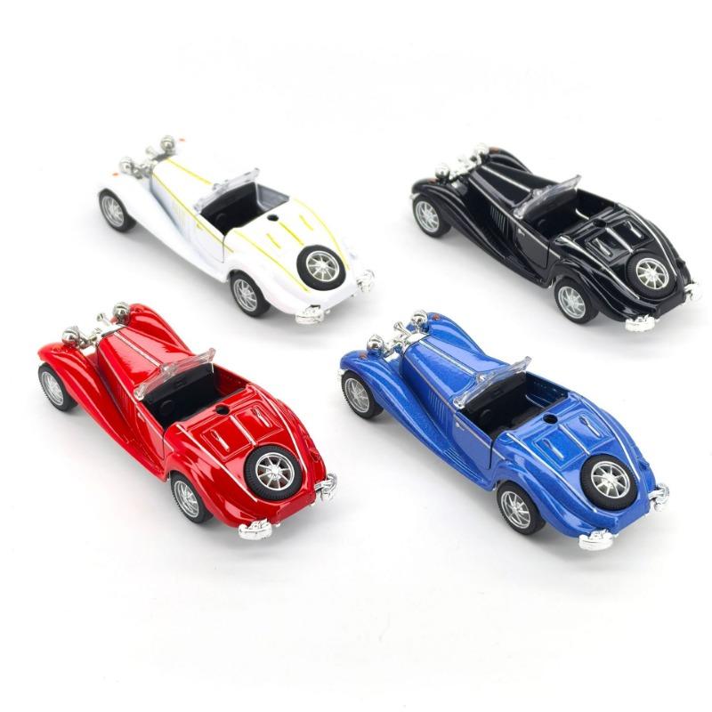 1PC 1:38 alloy classic car retro 500K car model static collection gift cake ornament