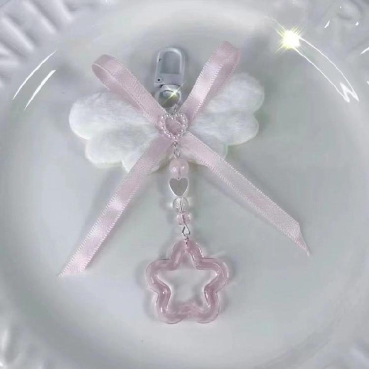 Cute Butterfly Mobile Decor Lovely Bag Pendant Handcrafted Keychain Pendant