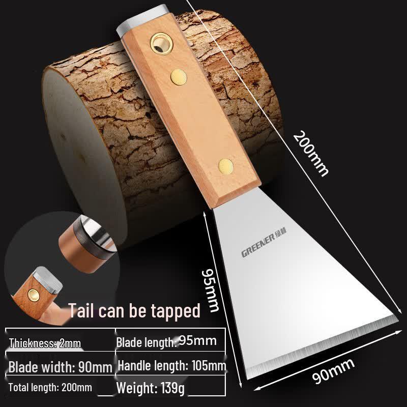 GREENER Knockable Stainless Steel Scraper