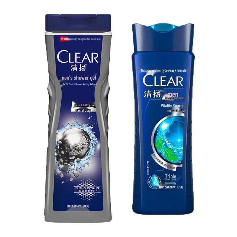 

Clear Men Anti-Dandruff Invigorating Mint Shampoo & Shower Gel Set