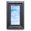 Fereastră PVC Antracit 50x80 Dreapta Nouă 500x800 Mm Deschidere-Basculare Dublă Sticlă