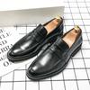 FashionBreathable Leather Mens Driving Shoes New Trendy Casual Slip on Footwear Elegantes Men Formal Loafers Comfy Moccasins Lazy Shoes