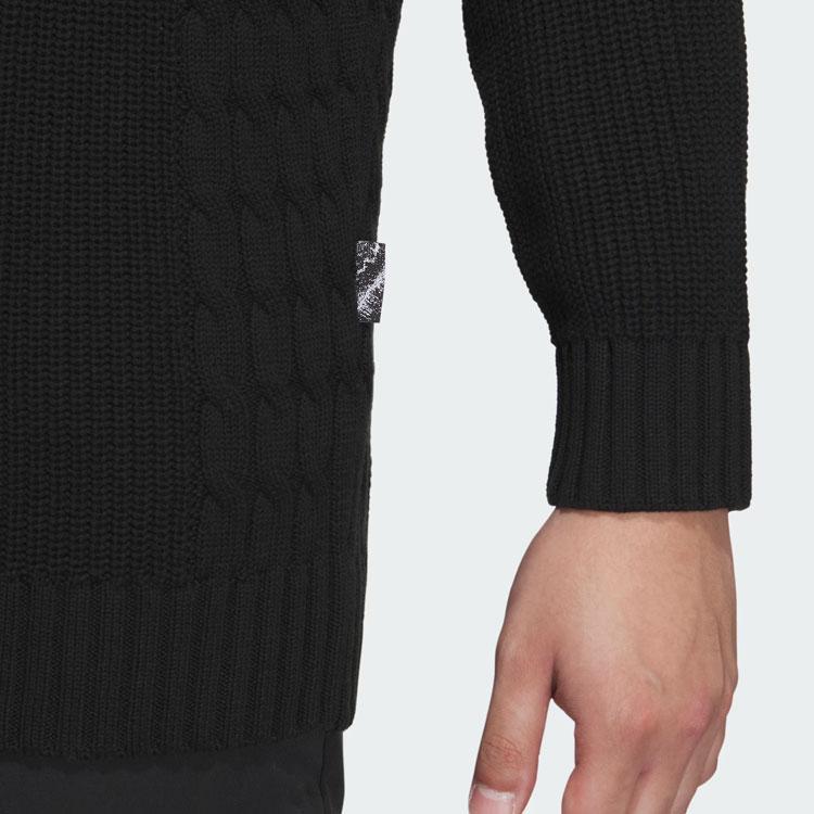 Adidas Wuji Series Sweatshirt Long Sleeve Sport Knit Top Men Tops Black IP5000