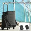 Carrying Case Rolling Speaker Bag for Wireless Speaker Foldable Storage Bag Multi Pocket Protective Case with Wheel