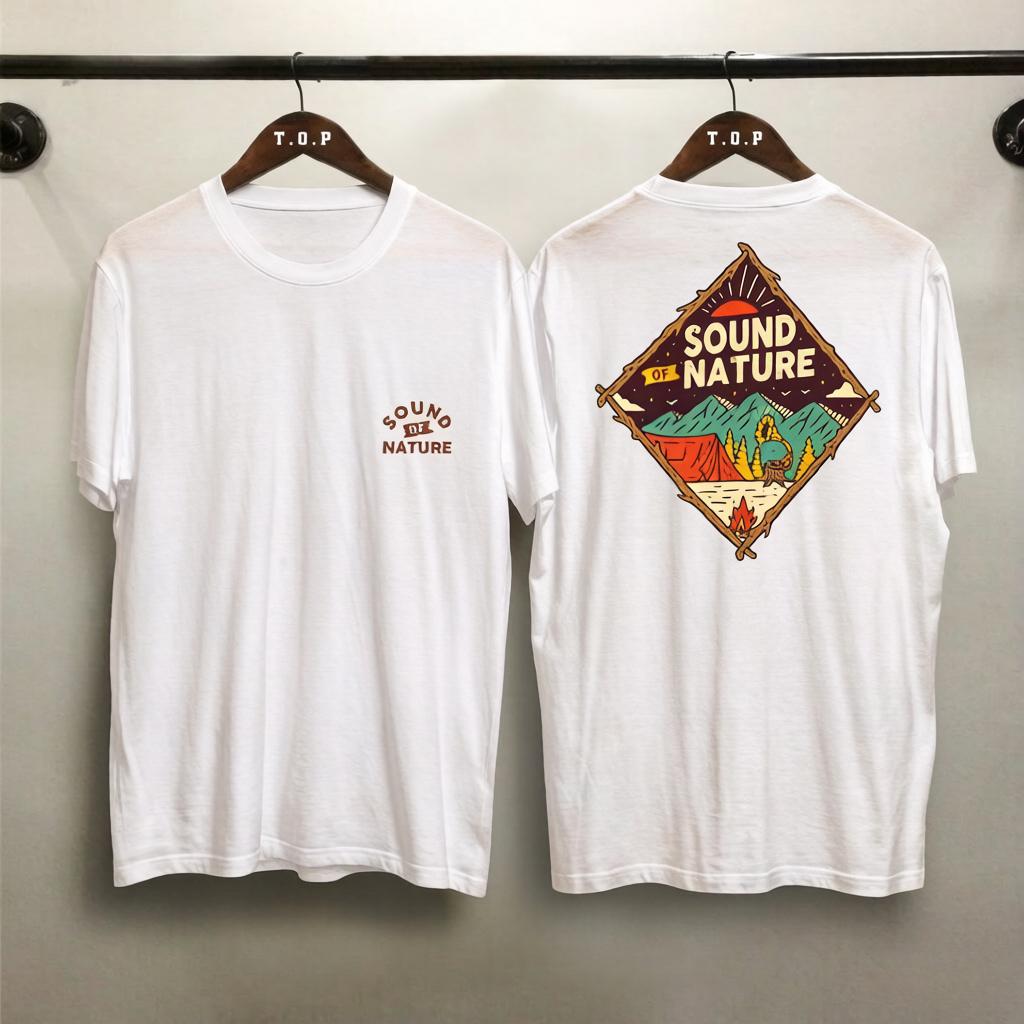 

SOUND OF NATURE Distro T-Shirts - Cotton Unisex Print Hip Hop Drip Clothing Drip Clothing Summer Women s T-shirt Cheap Clothing 4XL