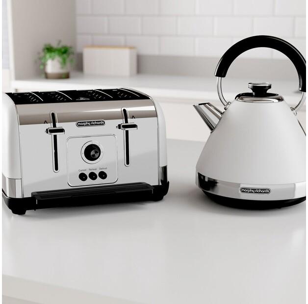 Toaster MORPHY RICHARDS Venture 240134 White