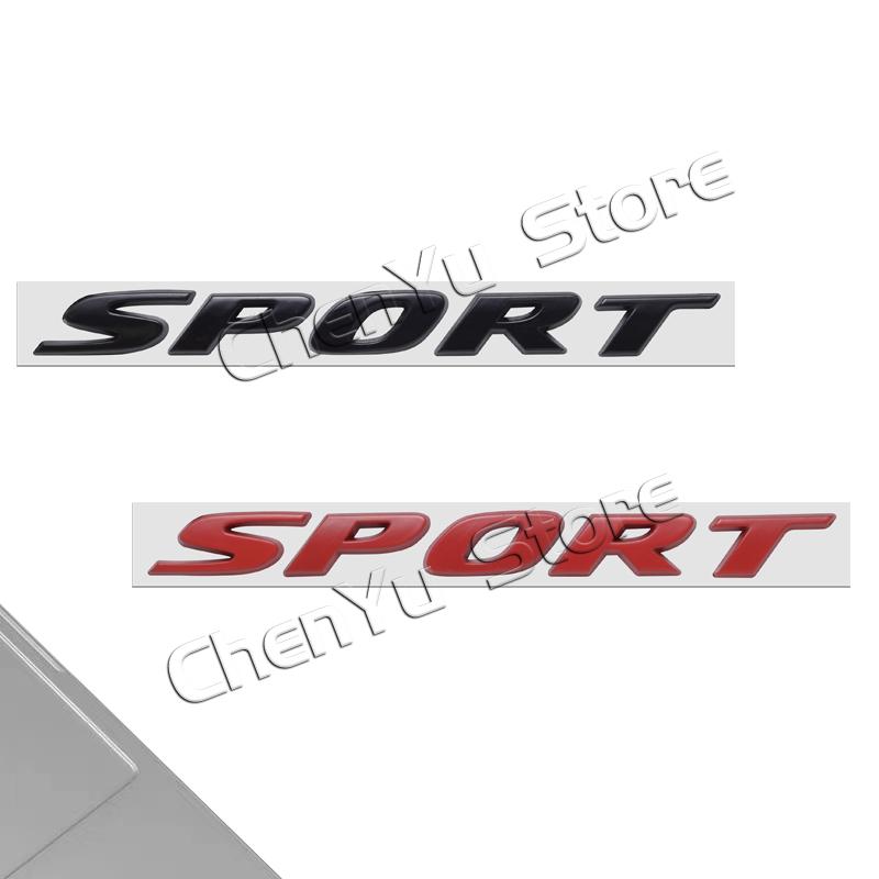 For Honda Sport Metal Emblem Civic Typer Accord CRV Vezel HRV Stepwgn Odyssey Jazz Fit 3D Decals Sticker Rear Trunk Badge Logo