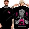 Japanese Anime Jujutsu Kaisen Ryomen Sukuna Character T-Shirt Demon Slayerr Tee Men Casual Loose High-Quality Cotton Top