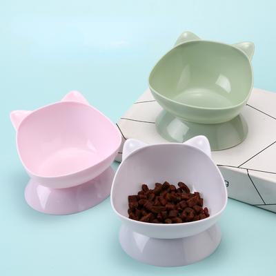 Kedi Mama Kabı Yüksek Evcil Hayvan Mama Kabı Boyun Omurgası Koruması Kedi Mama Kabı Besleme Havzası