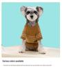 Autumn Striped Button Knitwear for Pets: Cozy Two-Legged Sweater for Dogs & Cats