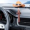 Cowboy Hat Car Pendant Charm Country Car Hanging Decor Rear