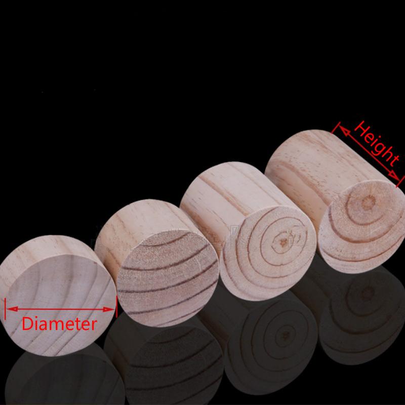 Solid Wood Furniture Heighten Legs Cabinet Sofa Table Chair Bed End Table Feet Mat Furniture Increased Pad Round Pine Wood