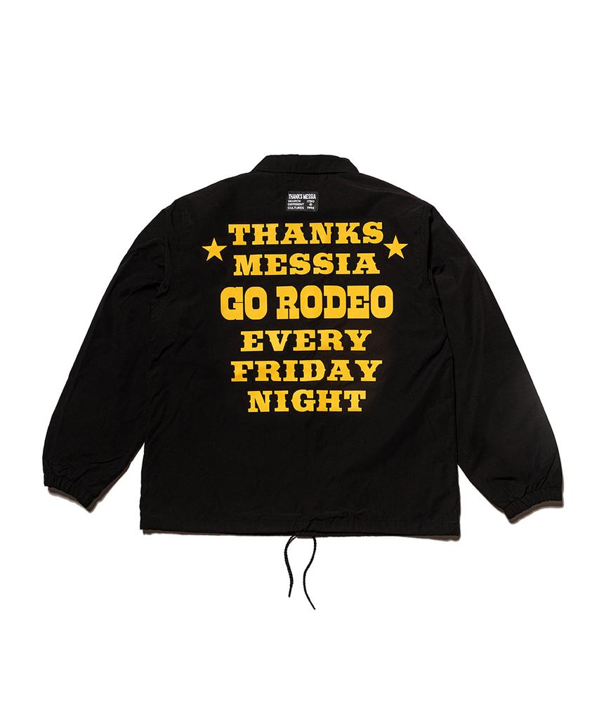 Thanks Messia Go Rodeo Coach Jacket-Black