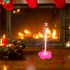 Flashing Christmas Tree Led Fiber Optic Light Colorful Night Lamp For Home Bedroom Party Decoration Random Color No