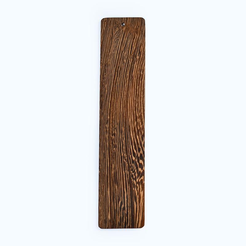 Chinese Retro Rosewood Bookmark with Logo, Hollowed Pattern - Creative Wooden Craft Business Gift