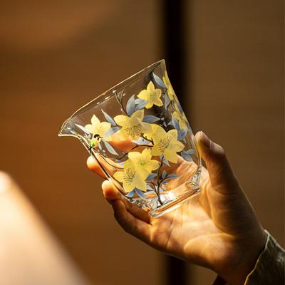 Japanese Style Glass Fair Cup Tea Pitcher Pour Tea Cha Hai Dispenser Justice Cup Household Teacup Teaware Gift Accessories New