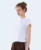 Yosemiti Small Logo Slim Fit Short Sleeve T-Shirt White Yt-3Y17
