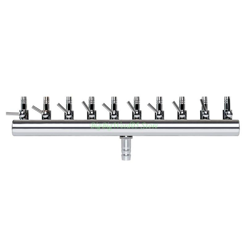 24TE 2/4/6/8/10 Way Air Splitter for Valve Aquarium Fish for Tank Air Split