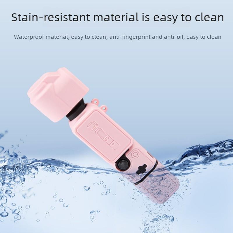 Macaron Color Scratch-Resistant Silicone Protect Case For DJI OSMO Pocket 4 Pocket3 Sports Camera Protect Cover Base Accessories