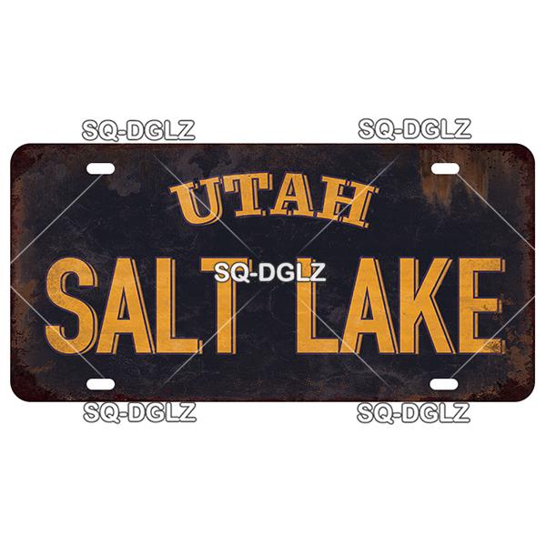 USA WEST City LOS ANGELES 15x30cm Plate Sports Tin Sign State Wall Decoration Metal Sign Home Decor Painting Plaques Art Poster