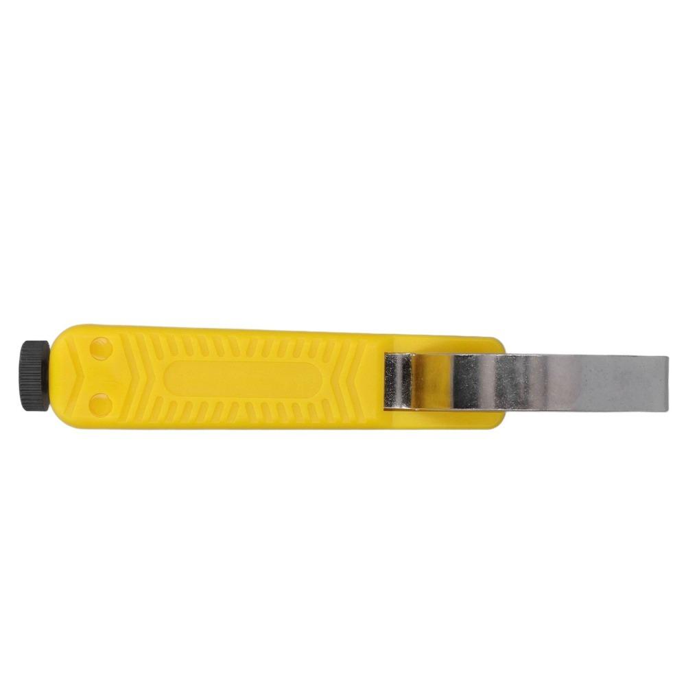 Durable Wire Stripper Pen Yellow Coax Cable Tool Multi-Conductor Wire Cutter Electricians