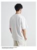 Yizhi Men's Summer 2025 European & American Heavyweight Letter Print Short-Sleeved T-Shirt
