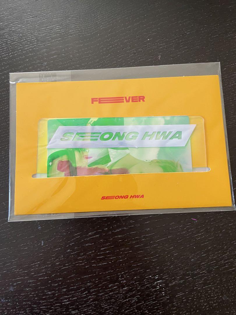 

[USED] ATEEZ Seonghwa FEVER Name Tag Trading Card